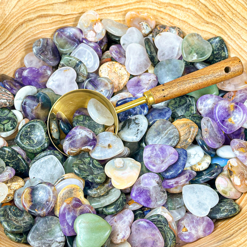 Mini Heart Worry Stone Scoop