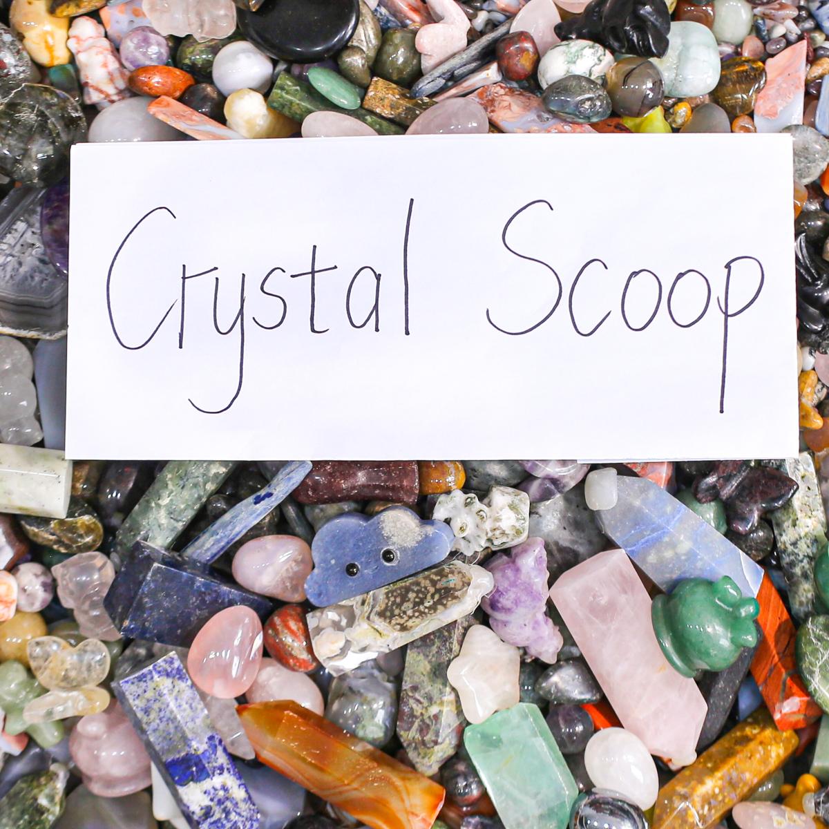 【SG Live】Higher Crystal Carving Confetti Set Crystal Scoop ( Towers, spheres, carvings,bracelets, pendants,tumbles, chips )