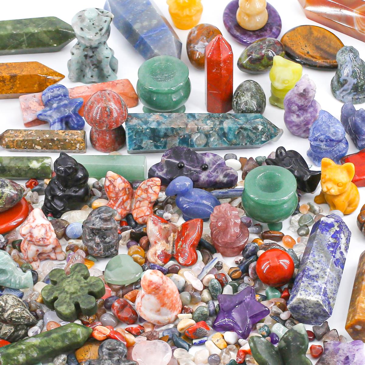 【SG Live】Higher Crystal Carving Confetti Set Crystal Scoop ( Towers, spheres, carvings,bracelets, pendants,tumbles, chips )
