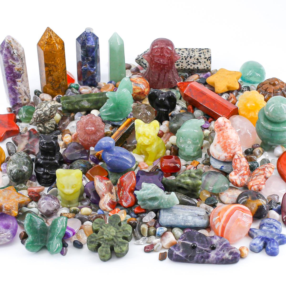 【SG Live】Higher Crystal Carving Confetti Set Crystal Scoop ( Towers, spheres, carvings,bracelets, pendants,tumbles, chips )